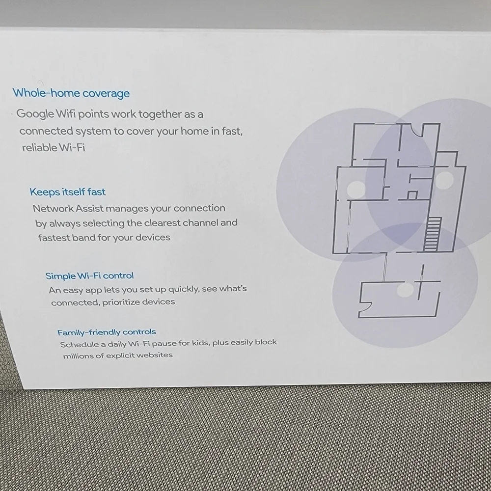 NIB! Google Home Wifi - 3 Routers